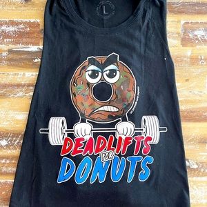 Combat Iron Deadlift For Donuts Tank